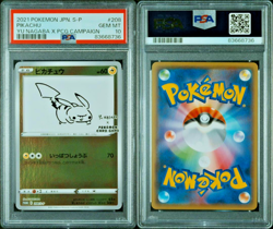 PSA 10 Pikachu #208 Yu Nagaba Promo Card Pokemon Scarlet Violet Black Label - Image 1