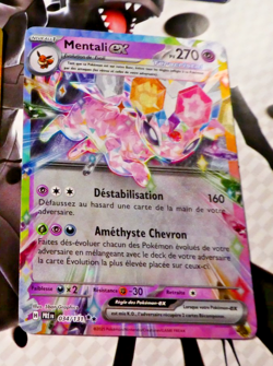 Pokemon Francais Card Holo Carte Mentali EX 034/131 PRE SV8.5 FR Mint 2025 - Image 1