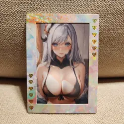 Shenhe Genshin Impact Lucky 3D Squishy Chest Card Goddess Story Anime Waifu - Image 1