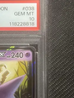 Pokemon Gengar Mimikyu GX RR PSA10 SM9 038 095 Tag Bolt Japanese Rare Card - Image 4