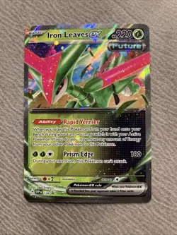 Pokemon TCG Iron Leaves EX 128 S&V Black Star Promo Card NM Condition - Image 1