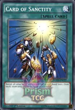 1st Ed Card of Sanctity YGLD-ENC27 Yugioh - Image 1