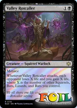 Valley Rotcaller 0119 MTG Bloomburrow Rare NP Foil - Image 1