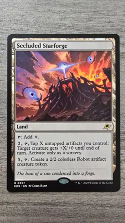 Secluded Starforge (Rare) #257 Edge of Eternities MTG NM - Image 1