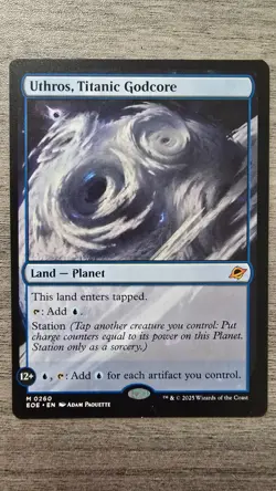 Uthros, Titanic Godcore (Mythic Rare) #260 Edge of Eternities MTG NM - Image 1