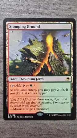 Stomping Ground (Rare) #258 Edge of Eternities MTG NM - Image 1