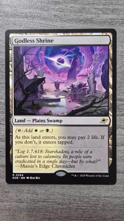 Godless Shrine (Rare) #254 Edge of Eternities MTG NM - Image 1
