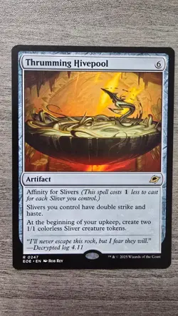 Thrumming Hivepool (Rare) #247 Edge of Eternities MTG NM - Image 1