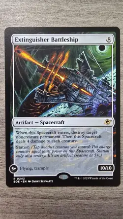 Extinguisher Battleship (Rare) #242 Edge of Eternities MTG NM - Image 1