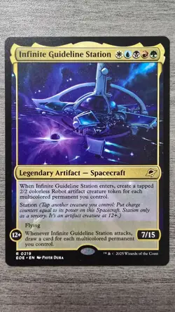 Infinite Guideline Station (Rare) #219 Edge of Eternities MTG NM - Image 1