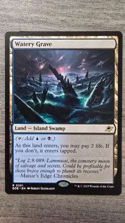 Watery Grave (Rare) #261 Edge of Eternities MTG NM - Image 1