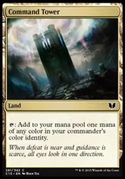 Command Tower - Light Play MTG Commander 2015 - Image 1