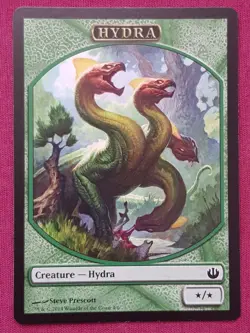 Magic The Gathering JOURNEY INTO NYX HYDRA token card MTG - Image 1