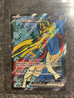 Hop’s Zacian EX 176/159 Ultra Rare Full Art Pokemon Journey Together - NM - Image 1