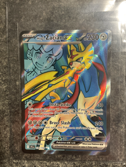 Hop’s Zacian EX 176/159 Ultra Rare Full Art Pokemon Journey Together - NM - Image 3