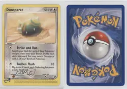 Dunsparce Pokemon EX Sandstorm #60 2003 17t2 - Image 3