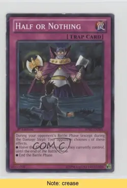Half or Nothing 1st Ed. YuGiOh Battle Pack 2: War of the Giants #BP02-EN201 5e6 - Image 1