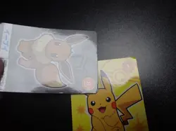 Pokemon Bandai Namco Mega Get Card Pikachu Eevee Jolteon Flareon Vaporeon #4474 - Image 5