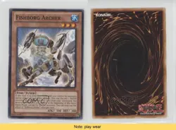 Fishborg Archer 1st Ed. YuGiOh Judgment of the Light #JOTL-EN096 READ 5e6 - Image 3