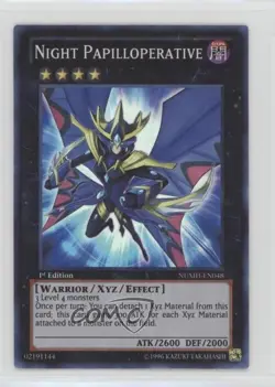 Night Papilloperative 1st Ed. YuGiOh Number Hunters #NUMH-EN048 5e6 - Image 1