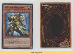 X-Saber Galahad 1st Ed. YuGiOh 5D's Duelist Toolbox Starter Deck #5DS3-EN013 5e6 - Image 3