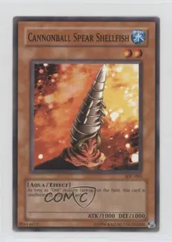Cannonball Spear Shellfish Unlimited YuGiOh Invasion of Chaos #IOC-085 2004 01dr - Image 1