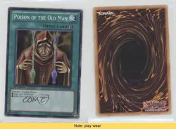 Poison of the Old Man 1st Ed. YuGiOh Dawn XYZ Starter Deck #YS11-EN029 READ 5e6 - Image 3