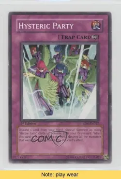 Hysteric Party 1st Ed. YuGiOh Lord of the Storm Structure Deck #SD8-EN027 5e6 - Image 1