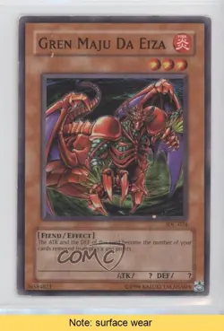 Gren Maju Unlimited YuGiOh Invasion of Chaos #IOC-024 2004 READ 0t4d - Image 1