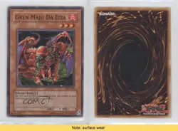 Gren Maju Unlimited YuGiOh Invasion of Chaos #IOC-024 2004 READ 0t4d - Image 3