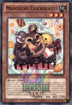 1st Ed Madolche Chickolates JOTL-EN099 Yugioh - Image 1