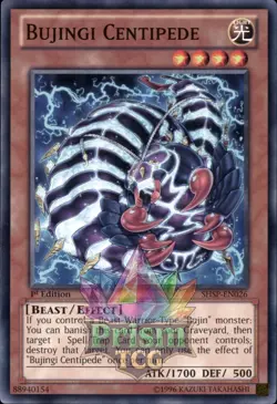 1st Ed Bujingi Centipede SHSP-EN026 Yugioh - Image 1