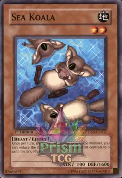 1st Ed Sea Koala PTDN-EN037 Yugioh - Image 1