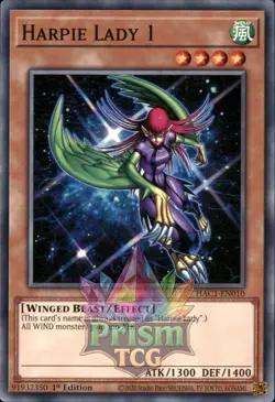 1st Ed Harpie Lady 1 HAC1-EN010 Yugioh - Image 1