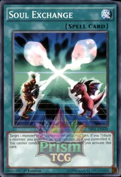 1st Ed Soul Exchange SR01-EN030 Yugioh - Image 1