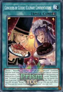 1st Ed Concours de Cuisine (Culinary Confrontation) AGOV-EN064 Yugioh - Image 1