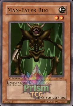 1st Ed Man-Eater Bug SYE-017 Yugioh - Image 1