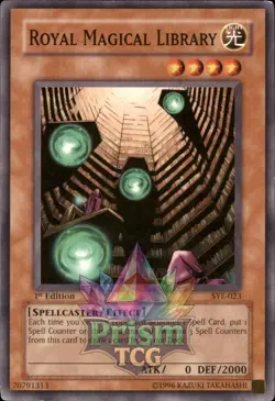 1st Ed Royal Magical Library SYE-023 Yugioh - Image 1