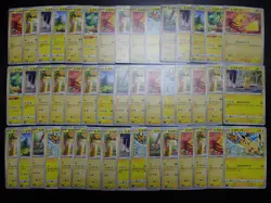 Pokemon Card Non Holo Shining Pikachu Lot Of 46 SET 023/071 025/165 etc #4822 - Image 1
