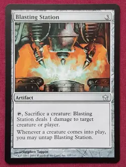 Magic The Gathering FIFTH DAWN BLASTING STATION artifact card MTG - Image 1