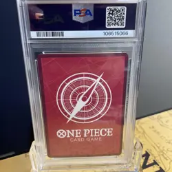 One Piece Card Nami OP03-040 Leader Parallel PSA10 Mighty Enemies Rare - Image 2