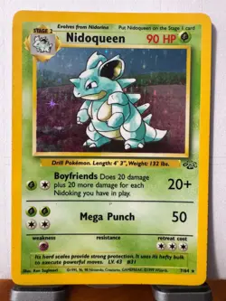 Nidoqueen 7/64 Jungle Holo Rare - WOTC - Pokemon Card - Image 1