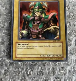 YuGiOh Celtic Guardian LOB-007 Super Rare Card | Heavy Play | Free Shipping! - Image 3