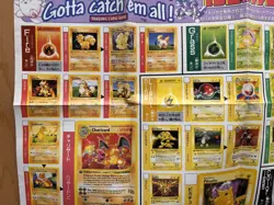Pokemon Card US Base Set 102 cards Catalogue Poster Corocoro-comic Vintage used - Image 5