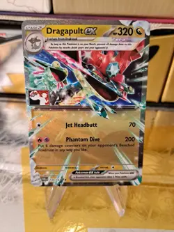 Dragapult ex Pokemon Prize Pack Series 6 Promo Pokemon Card NM/LP Stamp - Image 1