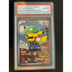 Pokemon Card Luigi Pikachu 296 XY-P PSA10 Japanese 3f528eed3dba30abaf47afa1d11d - Image 1