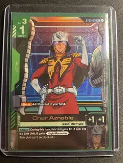 Char Aznable C+ Starter Deck 03: Zeon’s Rush - NM - Gundam TCG Card Game - Image 1