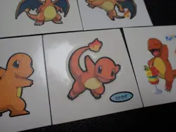 Pokemon Card Daiichi Bread Promo Sticker Charizard Evolutions x7 SET #4995 - Image 2