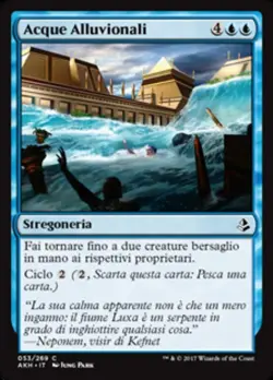 MTG Magic AKH Amonkhet - 1x ITA EX 053 C Acque Alluvionali - Image 1