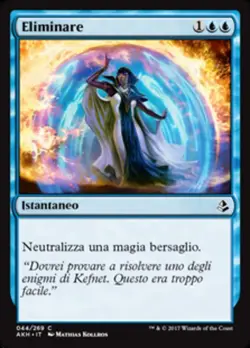 MTG Magic AKH Amonkhet - 1x ITA EX 044 C Eliminare - Image 1